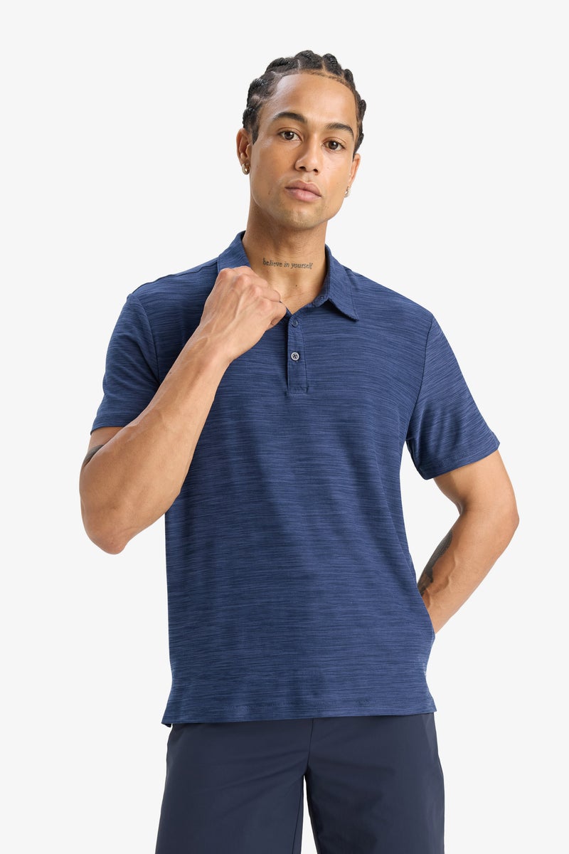 ديفاكتو تيشيرت بولو رياضي نص كم قصة عادية من DeFactoFit - Image 4